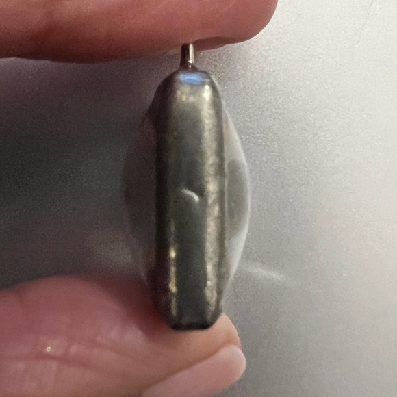 Notebook Initial square glass bubble pendant - Picture 5 of 8